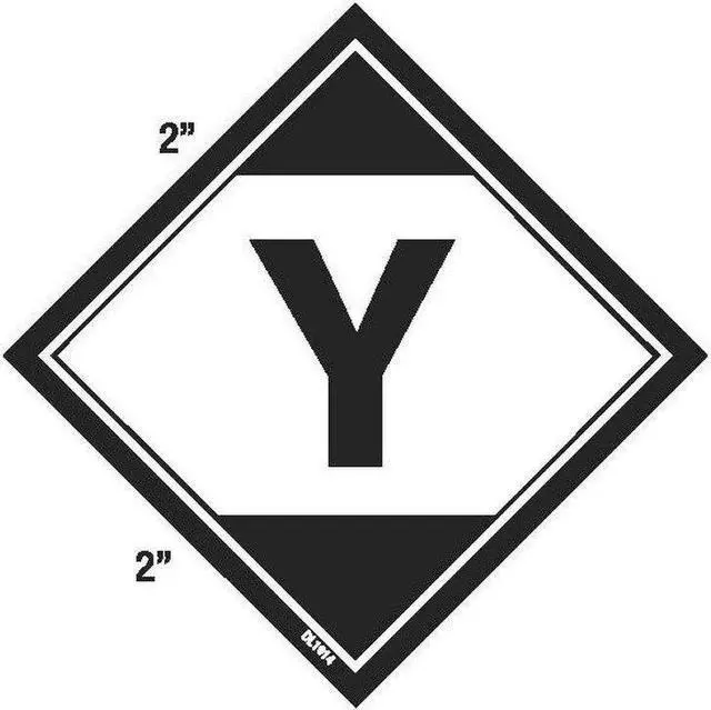 Alt view image 5 of 7 - FindTape Regulated DOT Shipping Labels: 4 in. x 4 in. (Limited Quantity / "Y") *500-labels DL1915-1