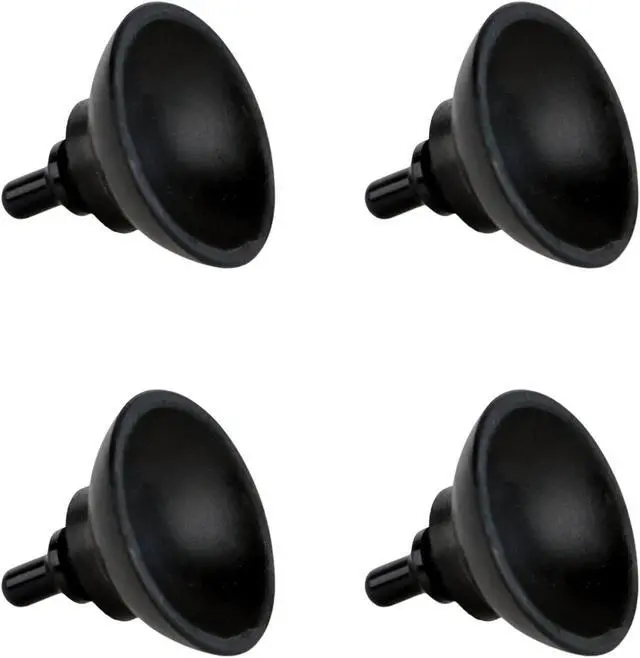 Main image of Excell EX-17 Replacement Suction Cup Pack: 4-pack (Black)