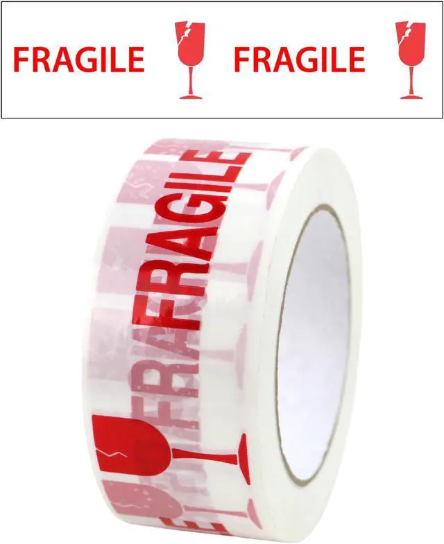 Alt view image 4 of 5 - FindTape Printed Carton Sealing Tape (BOPP-LEG): 2 in. (48mm actual) x 110 yds. (White with Red "STOP - If Seal Is Broken" printing)