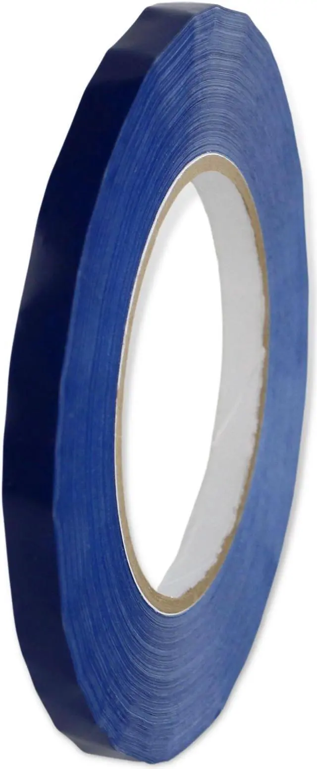 Main image of FindTape Produce Bag Sealing Tape (UPVC-PBS): 3/8 in. x 180 yds. (Dark Blue)