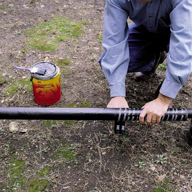 Alt view image 4 of 7 - 3M Scotchrap All-Weather Corrosion Protection Tape [20 mil] (51): 4 in. x 100 ft. (Black / With Printing)