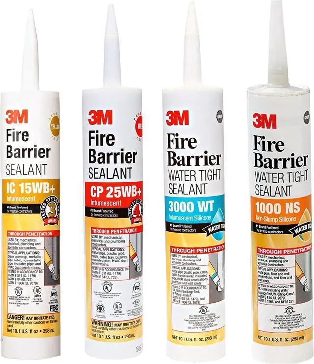 Alt view image 17 of 17 - 3m - CP 25WB+ - Fire Barrier Sealant