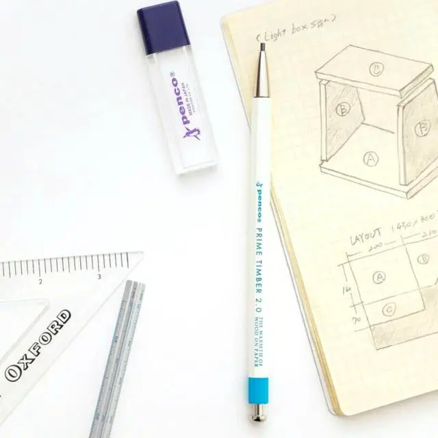 Alt view image 5 of 6 - HIGHTIDE Penco Prime Timber Pencil: v2.0 (Red) - OEM