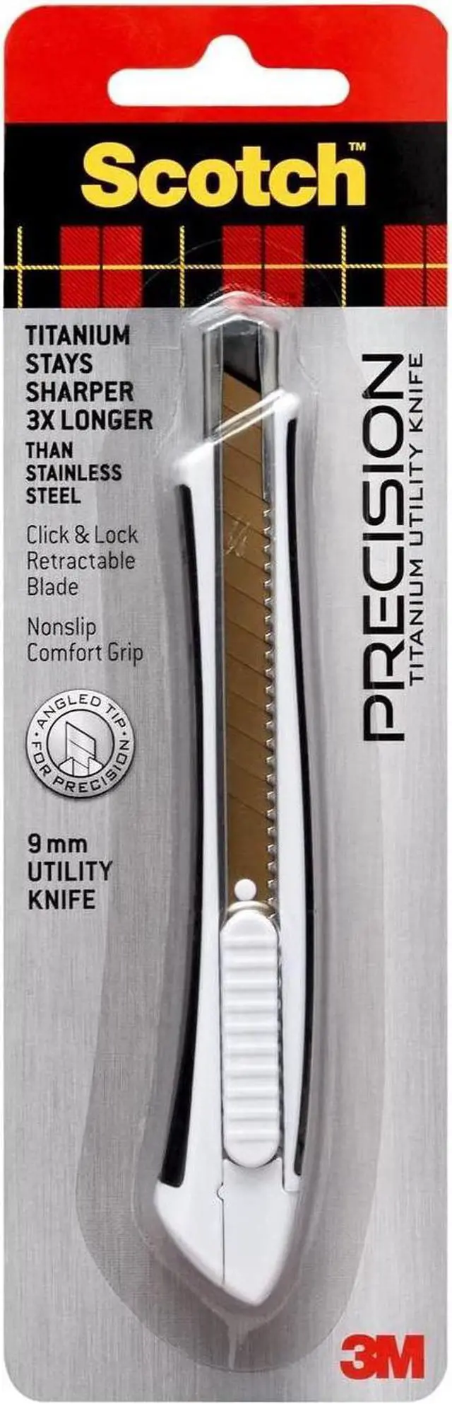 Alt view image 2 of 2 - Scotch Precision Titanium Utility Knife: 18 mm (Silver)
