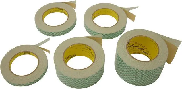 Alt view image 3 of 3 - 3M Double-Sided Paper Tape [Rubber Adhesive] (410M): 1/2 in. x 36 yds. (Off-White)