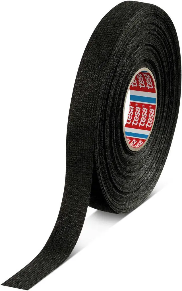Alt view image 2 of 4 - tesa PET Fleece Wire Harness Tape (51608): 3/4 in. x 27.3 yds. (Black)
