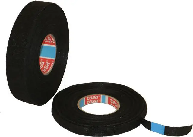 Alt view image 4 of 4 - tesa PET Fleece Wire Harness Tape (51608): 3/4 in. x 27.3 yds. (Black)