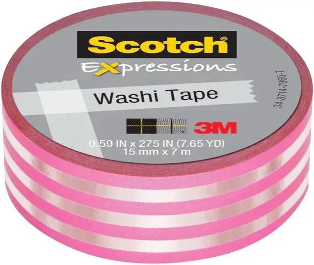 Alt view image 2 of 2 - Scotch Expressions Iridescent Washi Tape: 0.59 in. x 393 in. (Iridescent White)