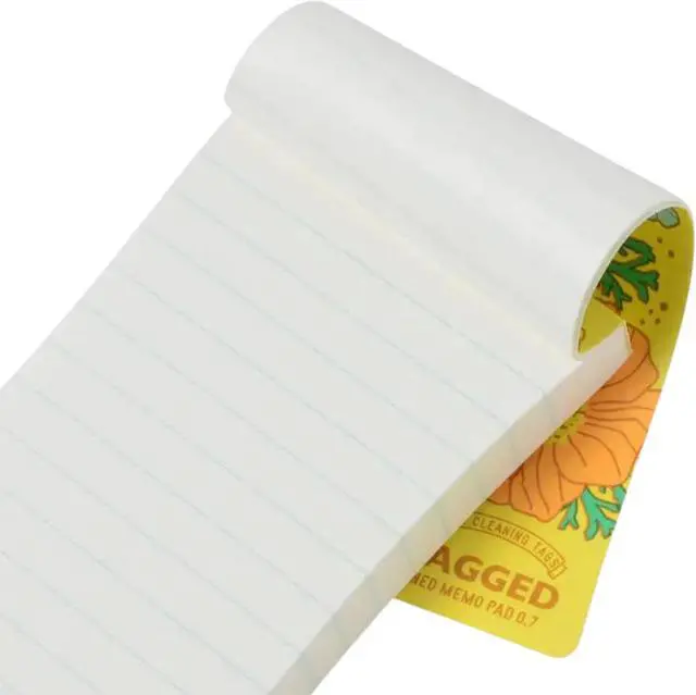 Alt view image 4 of 4 - Tagged Outdoor Memo Pad: 2-3/5 in. x 4.4 in. (Yellow Flowers)