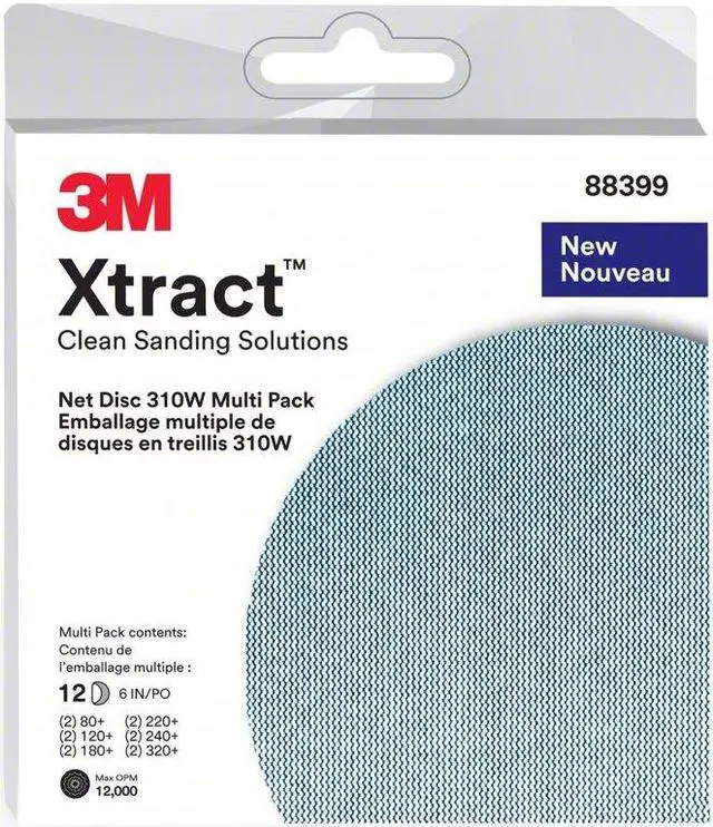 Main image of 3M Xtract Net Discs (310W): 5 in. width (Blue) *12-discs - OEM