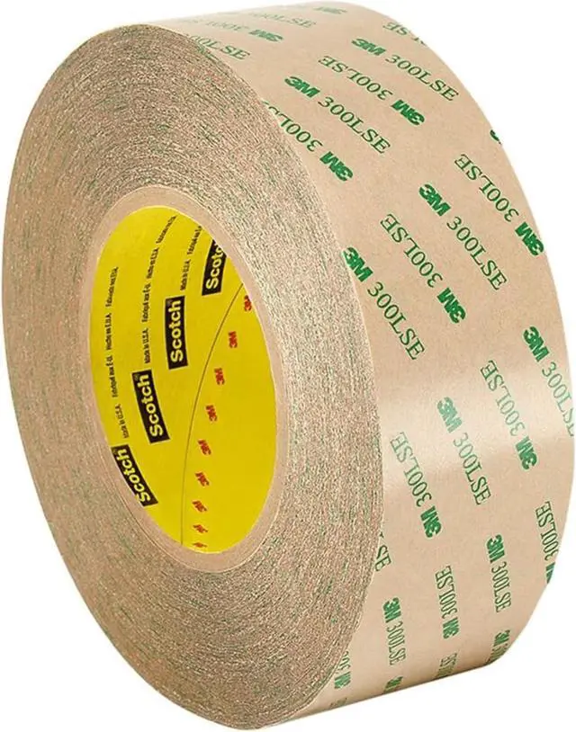 Main image of 3M Double-Sided Polyester Film Tape (9495LE): 2 in. (48mm actual) x 60 yds. (Clear)