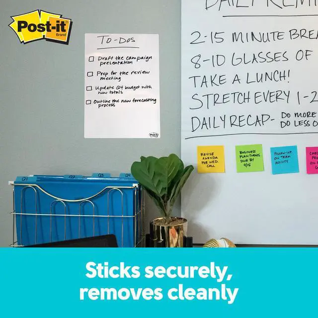 Alt view image 14 of 15 - Post-it Dry Erase Sheets 7" x 11.3" 3/Pack (DEFSHEETS-3PK)