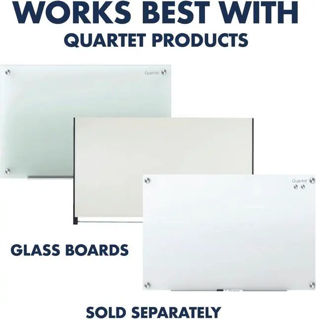 Alt view image 4 of 4 - Quartet  Strong Magnets for Glass Dry-Erase Boards: large / 6-pack (Assorted Colors) - OEM