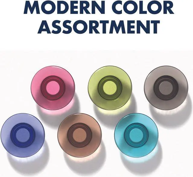Alt view image 3 of 4 - Quartet  Strong Magnets for Glass Dry-Erase Boards: large / 6-pack (Assorted Colors) - OEM
