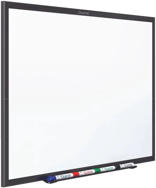 Alt view image 14 of 19 - Quartet Classic Series Magnetic Whiteboard 24 x 18 Black Aluminum Frame SM531B
