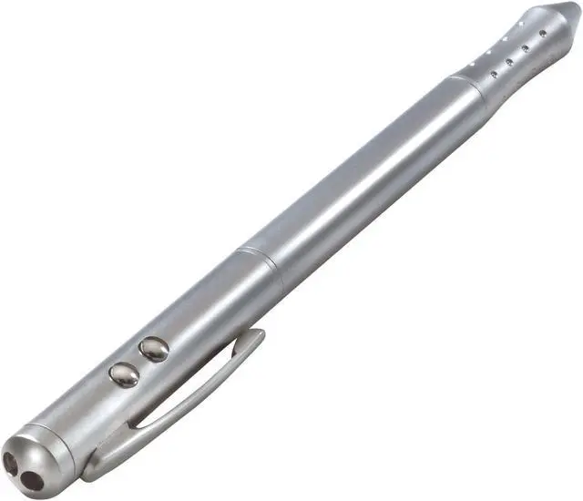 Alt view image 14 of 15 - Quartet MP-2800Q 4-Function Executive Laser Pointer, Class 2, PDA Stylus, Pen, LED Light, Silver