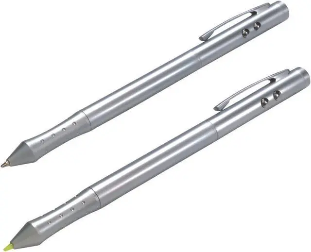 Alt view image 15 of 15 - Quartet MP-2800Q 4-Function Executive Laser Pointer, Class 2, PDA Stylus, Pen, LED Light, Silver