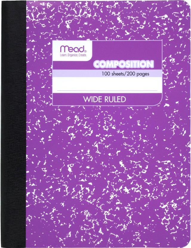 Main image of Mead Composition Book [Wide Ruled]: 7-1/2 in. x 9-3/4 in. (Purple) *1 count
