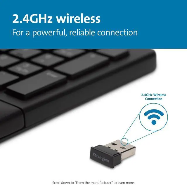 Alt view image 8 of 10 - Kensington Bluetooth 4.0 Wi-Fi/Bluetooth Combo Adapter K75223WW