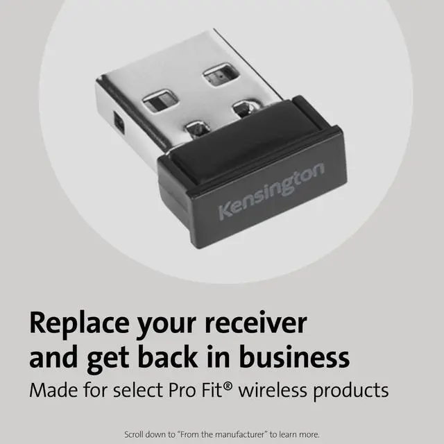 Alt view image 9 of 10 - Kensington Bluetooth 4.0 Wi-Fi/Bluetooth Combo Adapter K75223WW