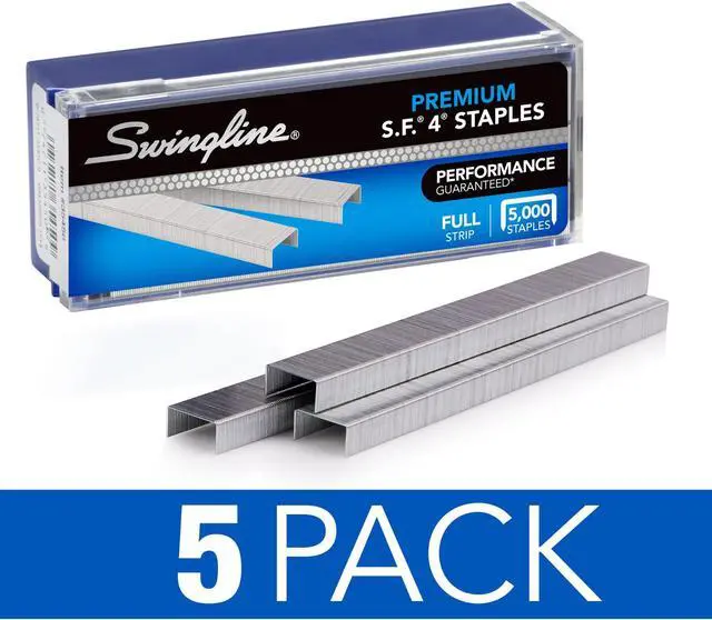 Alt view image 15 of 19 - Swingline Premium Staples 1/4"L 210/Strip 25000/PK Silver 35481
