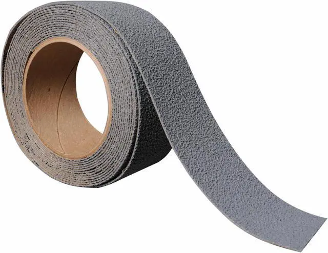 Alt view image 7 of 7 - 3M Safety Safety 7741 Medium Duty Resilient Tread, 60 ft L X 4 in W, Rubber Backing, Gray Walk, 4-Inch