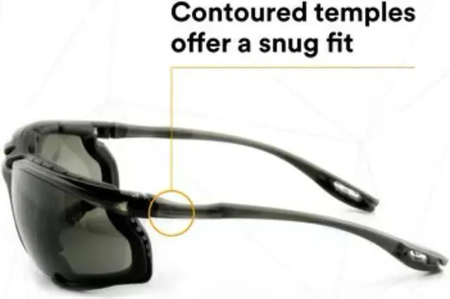 Alt view image 11 of 18 - 3M 11873 Black Virtua CCS Protective Eyewear Foam Gasket, Anti Fog Lens