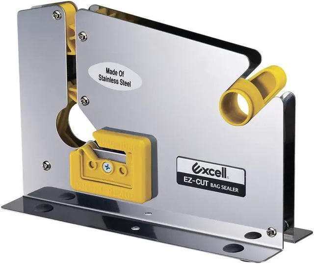 Main image of Excell EZ-CUT Stainless Steel Bag Sealer Tape Dispenser (ET-606STK): For tape up to 12mm wide (Silver) - OEM