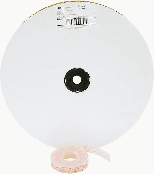 Alt view image 5 of 5 - 3M Dual Lock Type 250 Reclosable Fastener [Clear / Acrylic Adhesive] (SJ3560): 1 in. x 10 ft. (Clear) - OEM