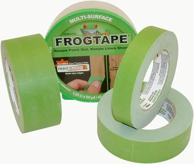 Alt view image 7 of 7 - FrogTape Multi-Surface Painters Tape: 0.94 in. x 60 yds. (Green) [6 rolls/pack] - OEM