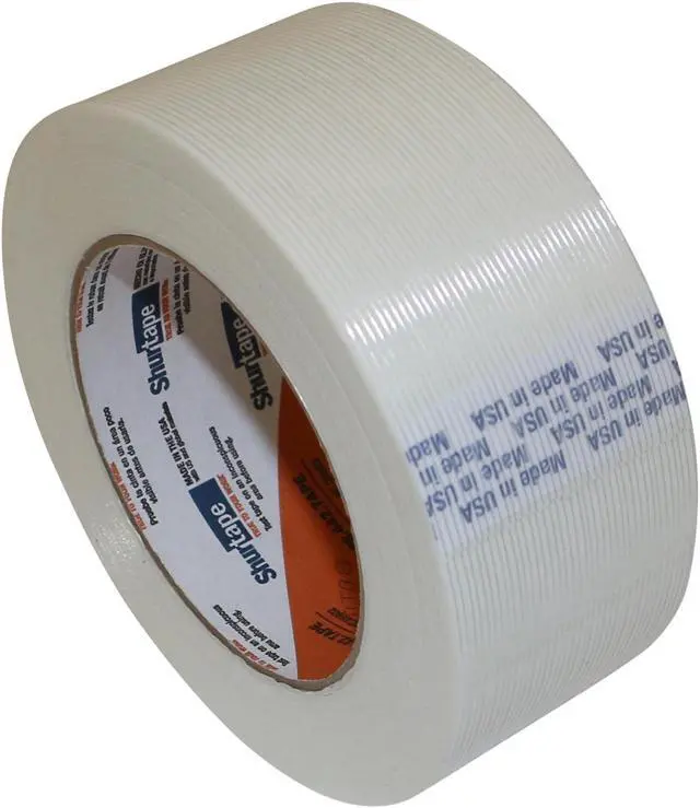 Alt view image 2 of 4 - Shurtape Economy Grade Filament Strapping Tape (GS-490): 3 in. (72mm actual) x 60 yds. (White)