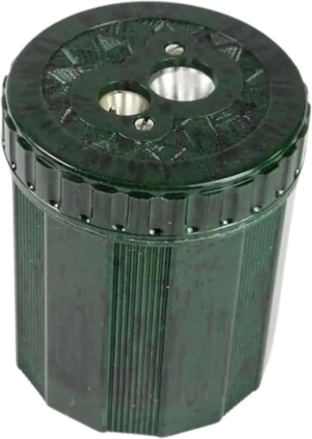 Alt view image 2 of 2 - DUX Duroplast Double Pencil Sharpener: Marbled Colors (Marble Red)