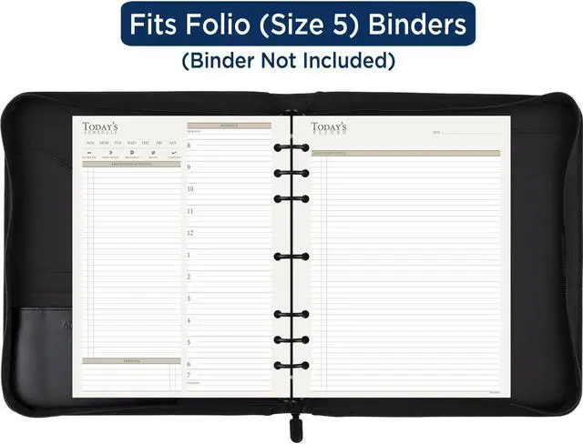 Alt view image 4 of 4 - At-A-Glance My Day Planner Refills [Undated]: 8-1/2 in. x 11 in. (White)