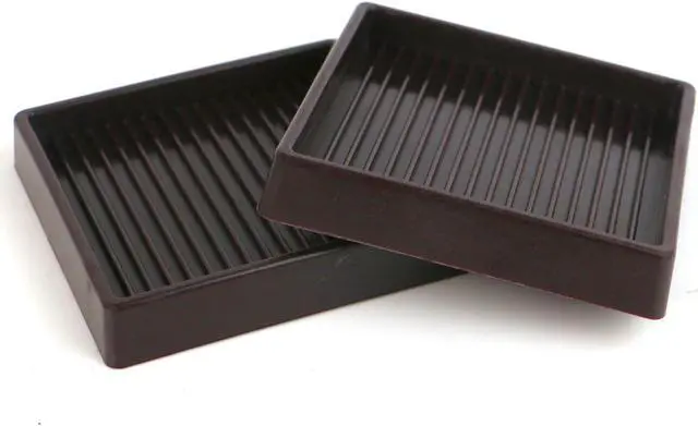 Alt view image 2 of 3 - Scotch Anti-Slip Cups: 3 in. x 3 in. (Brown) *2-pack