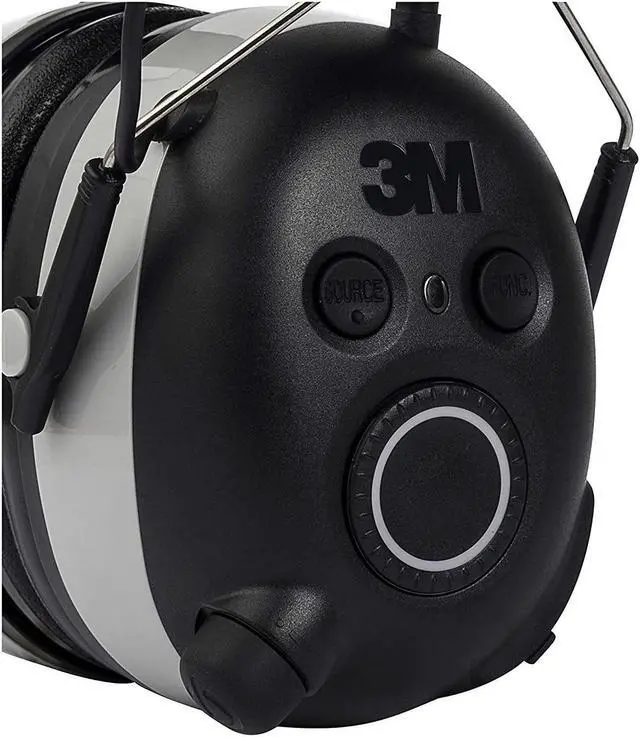 Alt view image 5 of 8 - 3M Worktunes Connect + AM/FM hearing protector w/ Bluetooth - 90542H1-DC-PS