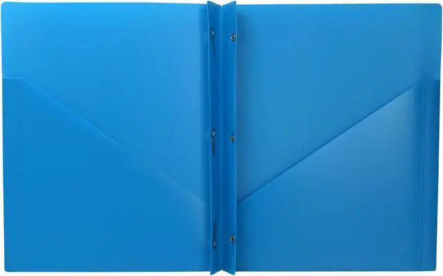 Alt view image 5 of 7 - Acco Color Talk Pocket & Prong Plastic Folder: 9 in. x 11 in. (Color May Vary)
