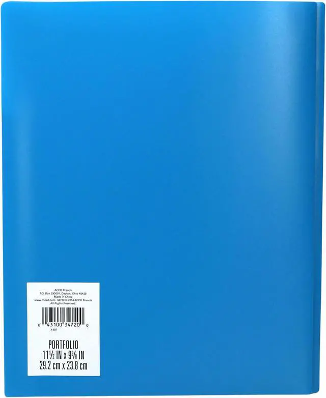 Alt view image 6 of 7 - Acco Color Talk Pocket & Prong Plastic Folder: 9 in. x 11 in. (Color May Vary)
