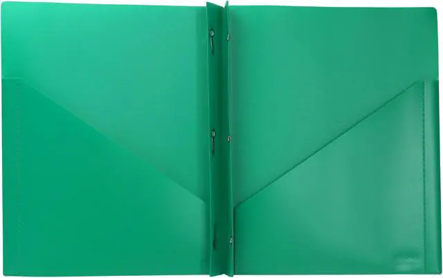 Alt view image 7 of 7 - Acco Color Talk Pocket & Prong Plastic Folder: 9 in. x 11 in. (Color May Vary)