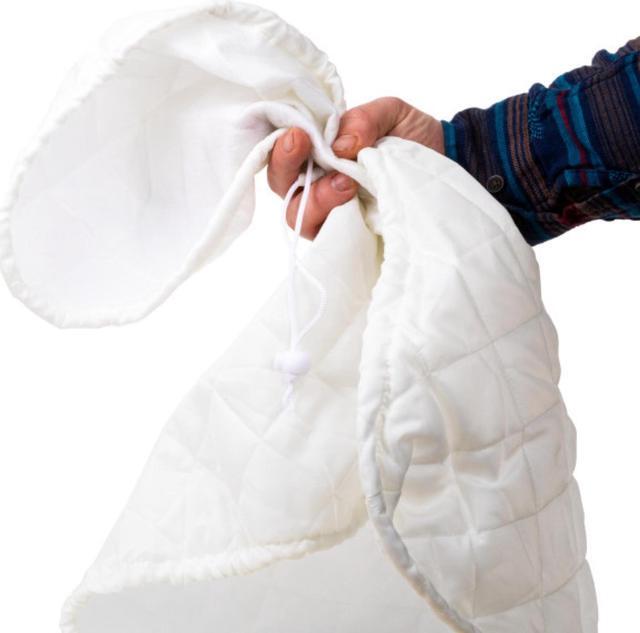 Alt view image 3 of 5 - Duck Brand Indoor Air Conditioner Cover: 20 in. width (White)