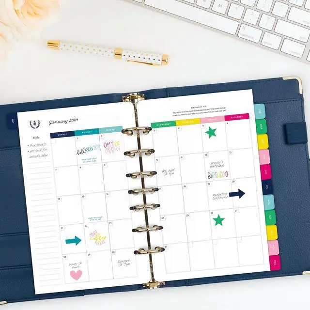 Alt view image 2 of 6 - At-A-Glance Simplified System by Emily Ley Shapes Sticker Pack: 6 sheets (Assorted Colors)