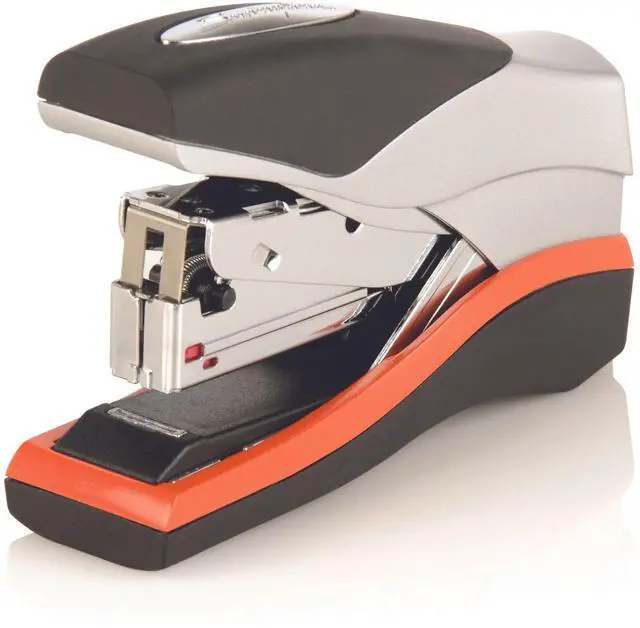 Alt view image 20 of 20 - Swingline Optima 40 Compact Stapler Half Strip 40-Sheet Capacity Black/Silver/Orange 87842