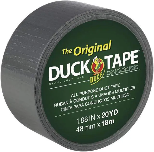 Alt view image 3 of 5 - Gray / Silver All Purpose Duck brand Duct Tape 1.88 inch x 20 yds - OEM