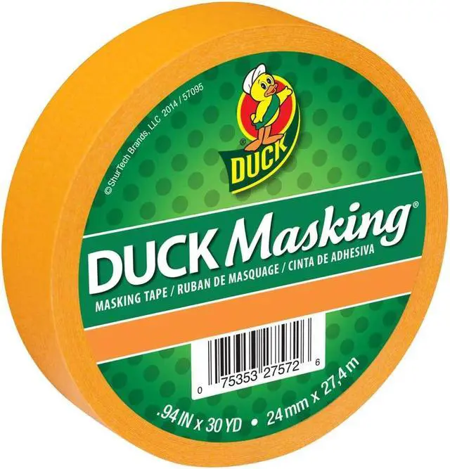 Alt view image 2 of 7 - Duck Brand Color Masking Tape: 1 in. x 30 yds. (Light Green)