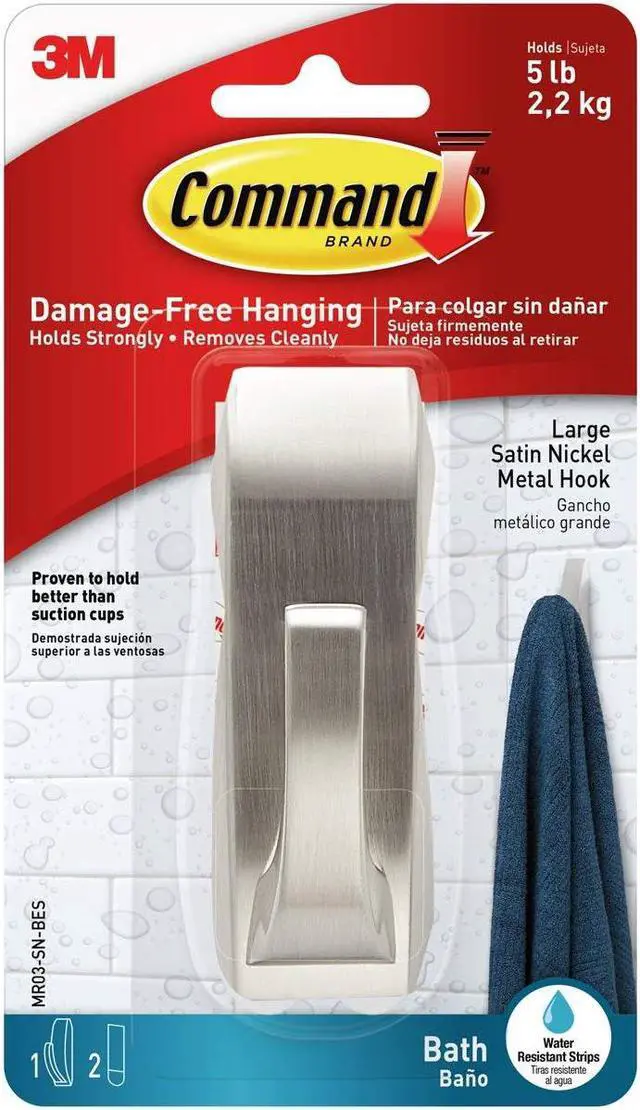 Alt view image 17 of 17 - Command Large Metal Hook (MR03-SN-BES) 2363831