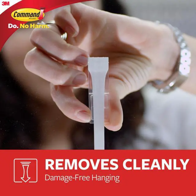 Alt view image 4 of 5 - Command Medium Refill Strips [Removable]: 12-pack (White) *12-pack