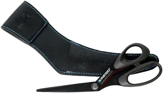 Alt view image 3 of 3 - Kinesio Pro Kinesiology Scissors: right-handed scissors with holster (Black)