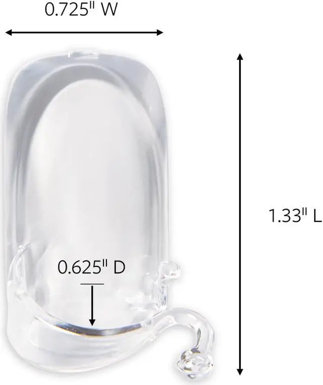 Alt view image 3 of 7 - command outdoor rope light clips, clear 17301clrawes