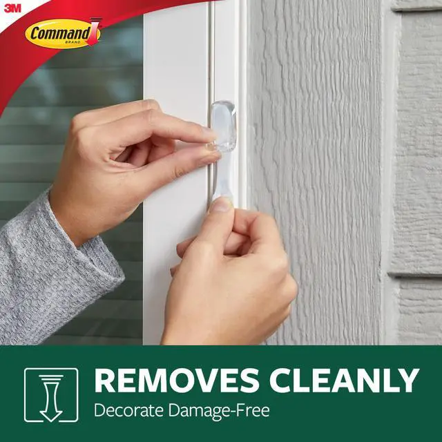 Alt view image 6 of 7 - command outdoor rope light clips, clear 17301clrawes