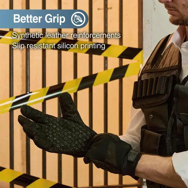 Alt view image 4 of 7 - Muveen Puncture & Needle Resistant Gloves [DEX FIT NPG420]: medium / 1 pair (Black)