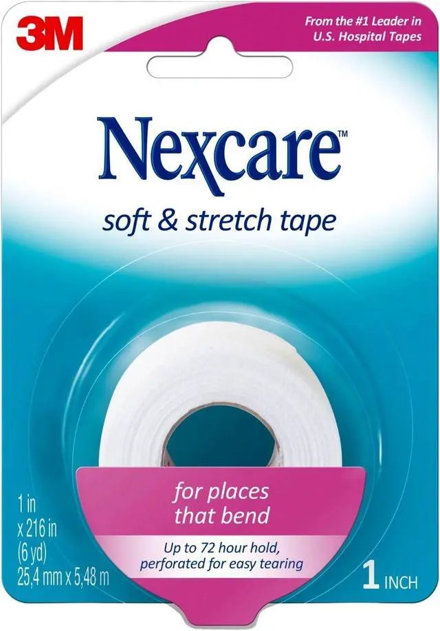 Alt view image 2 of 7 - Nexcare Soft Cloth Tape 1" X 6 Yards - Each
